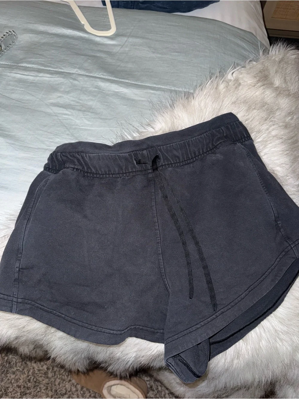 Lululemon inner glow Women’s Black Drawstring Lounge Shorts